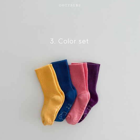 Rainbow Socks(set of 4)-color set